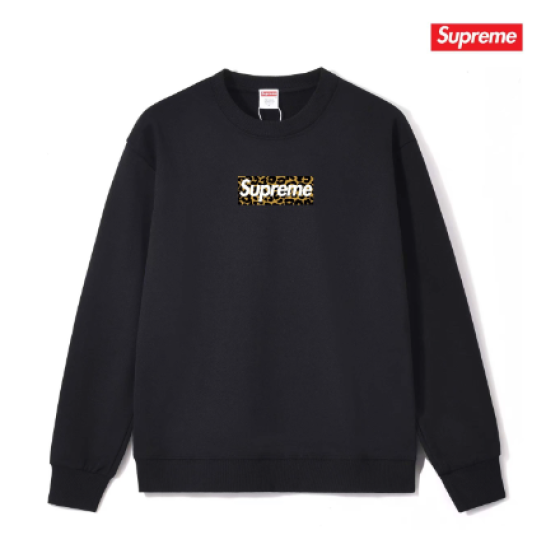 Supreme Leopard Print Box Logo Crewneck